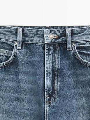 Джинсы с бочонковым кроем- Заказать в России