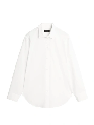 Рубашка из 100% хлопкового поплина- Заказать в России