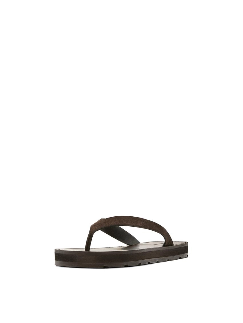 Сандалии с разделителем пальцев из кожи