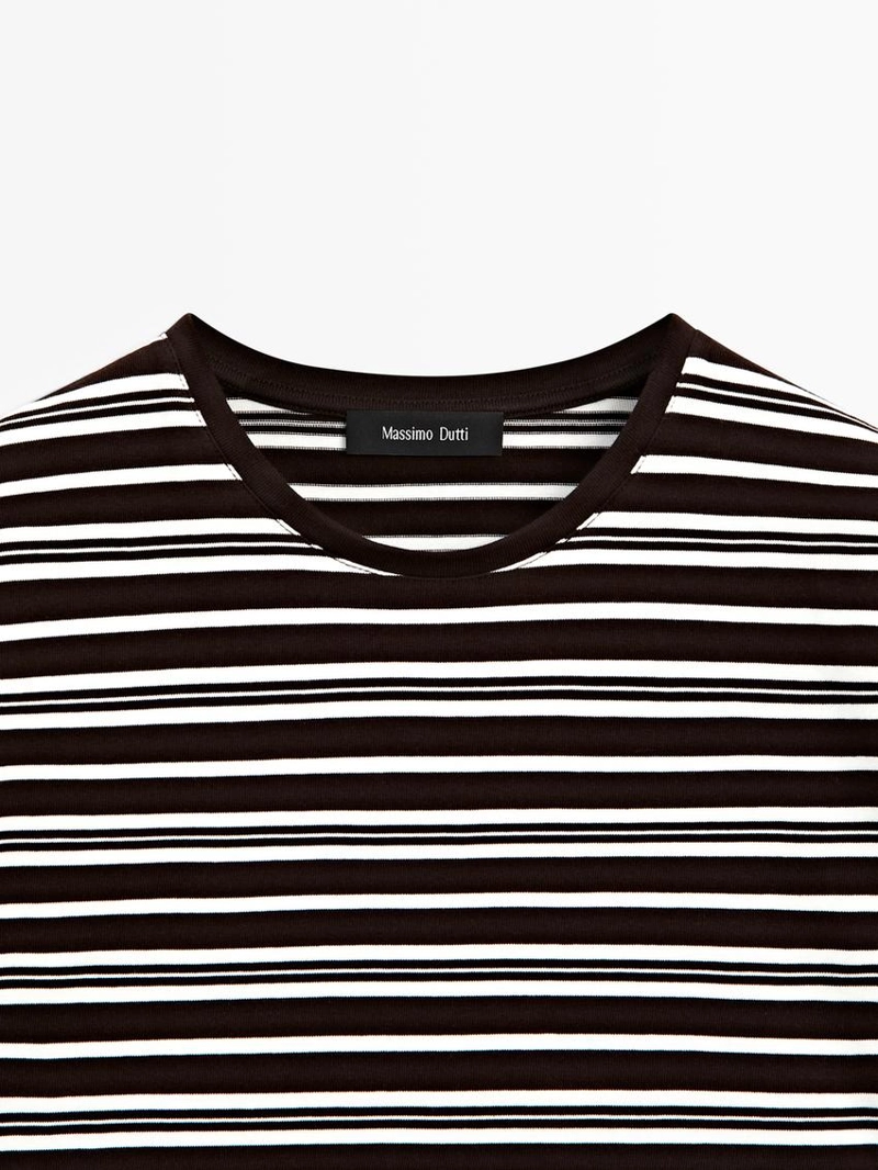 Футболка с коротким рукавом в полоску