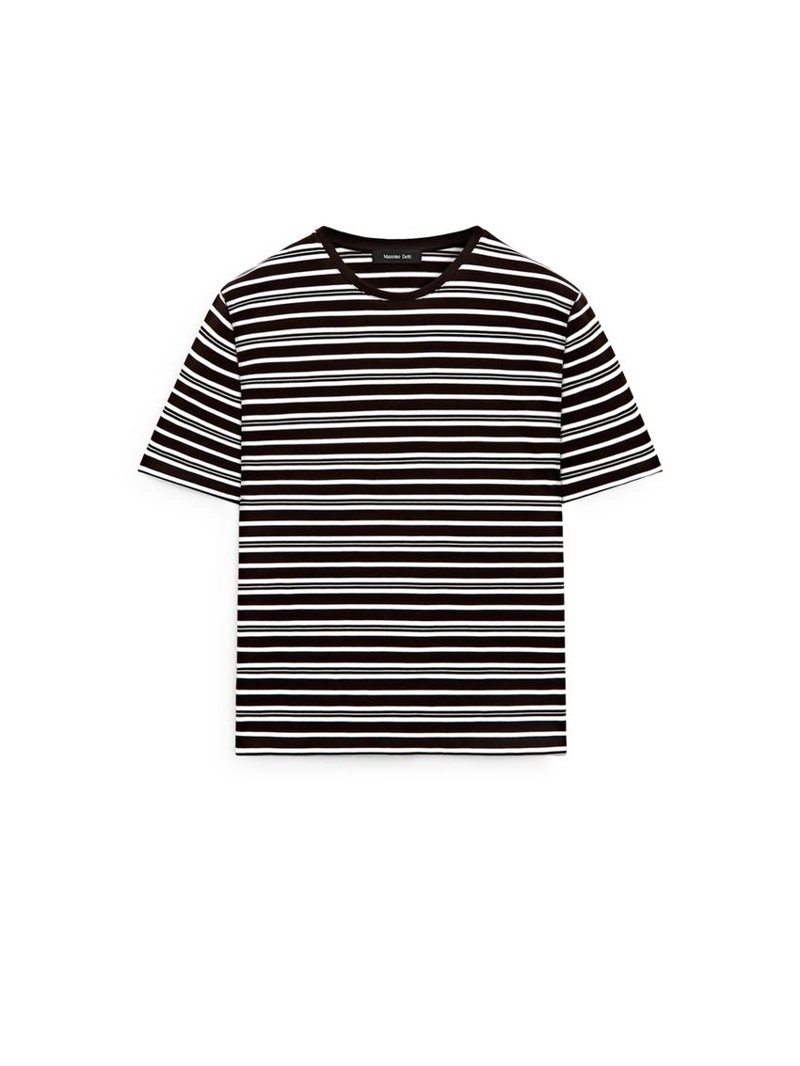 Футболка с коротким рукавом в полоску