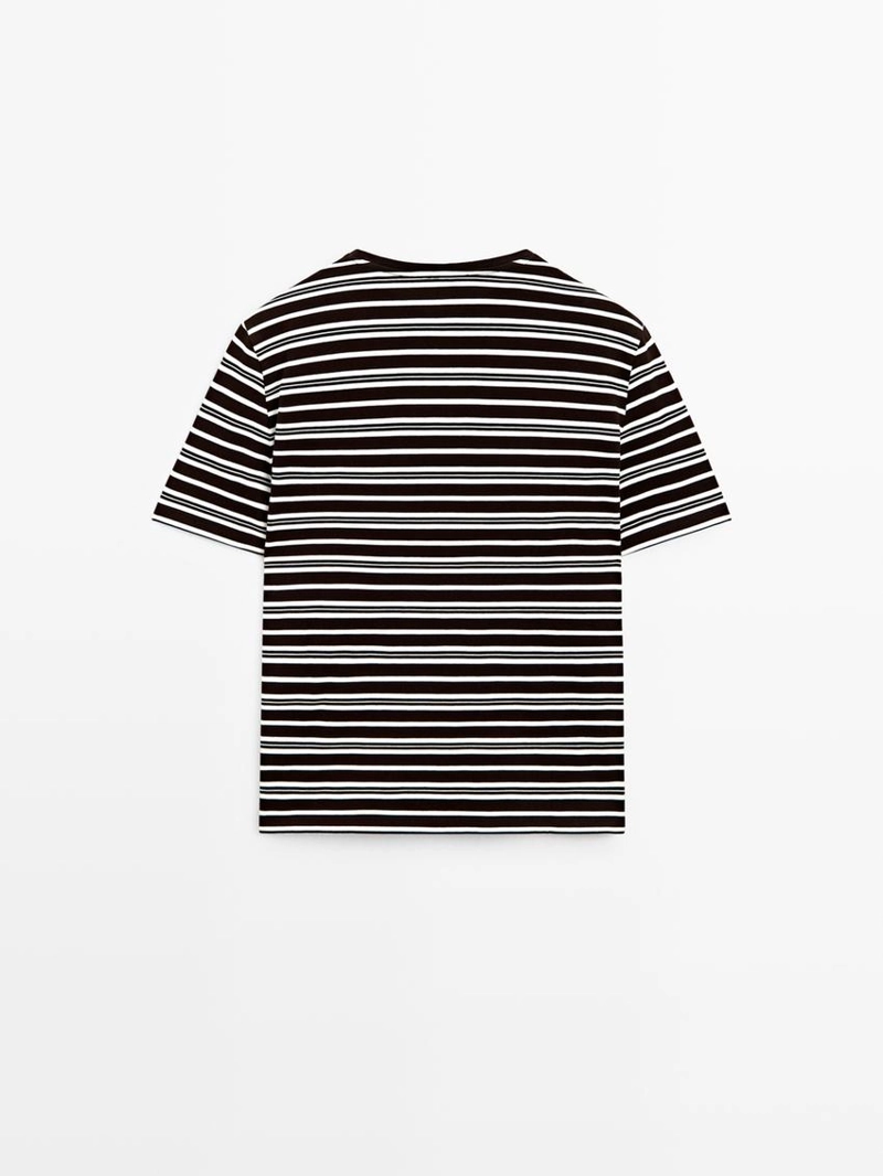 Футболка с коротким рукавом в полоску