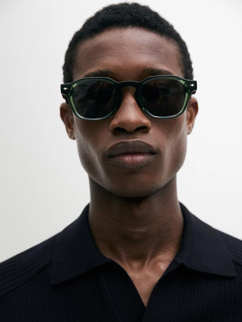 Джемпер-поло из ребристого хлопка