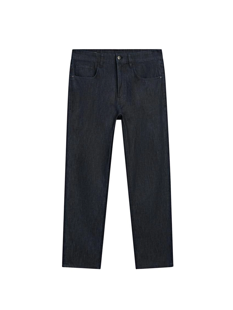 Джинсовые брюки со светлым эффектом и зауженным кроем