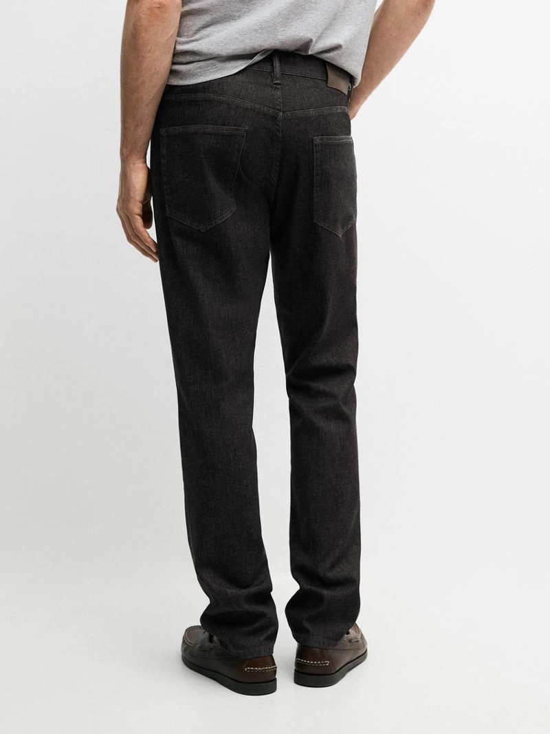 Джинсовые брюки свободного кроя с эффектом денима