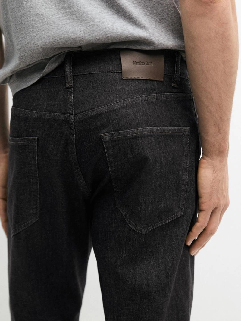 Джинсовые брюки свободного кроя с эффектом денима