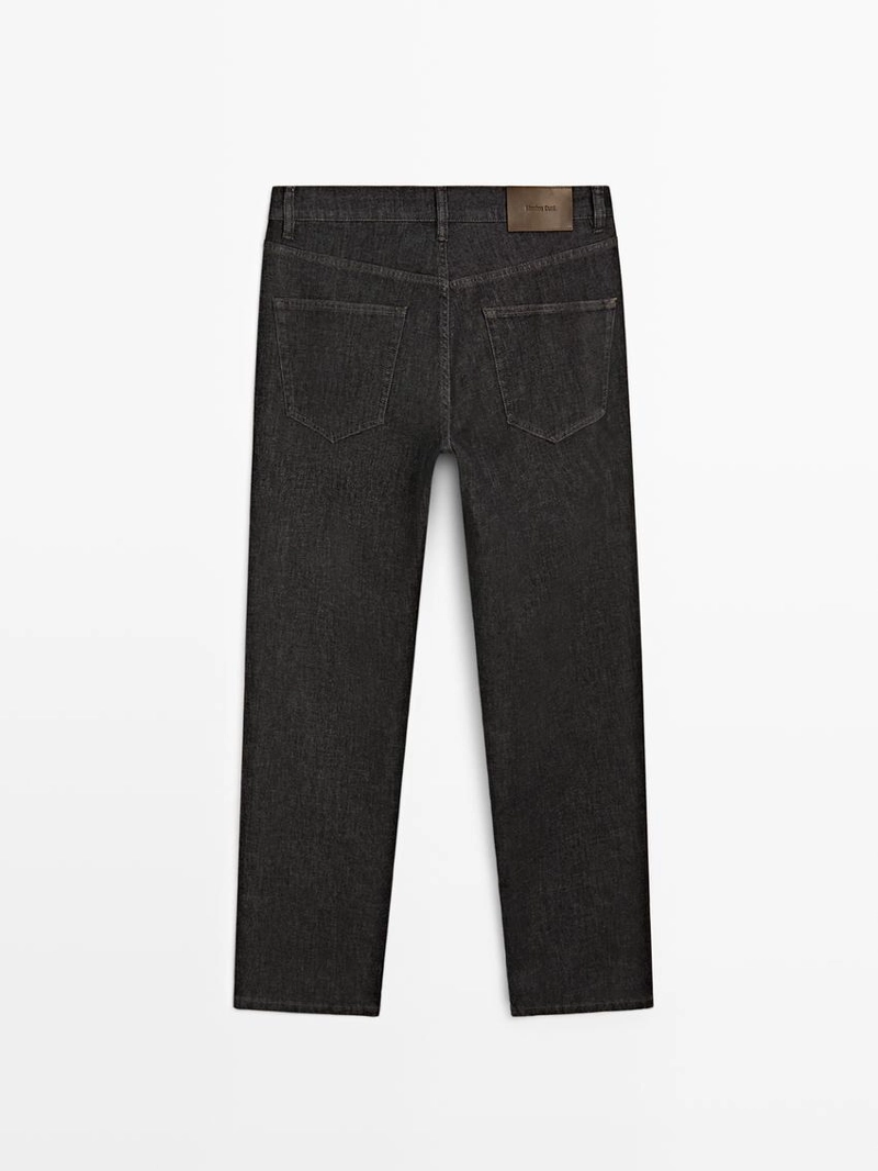 Джинсовые брюки свободного кроя с эффектом денима