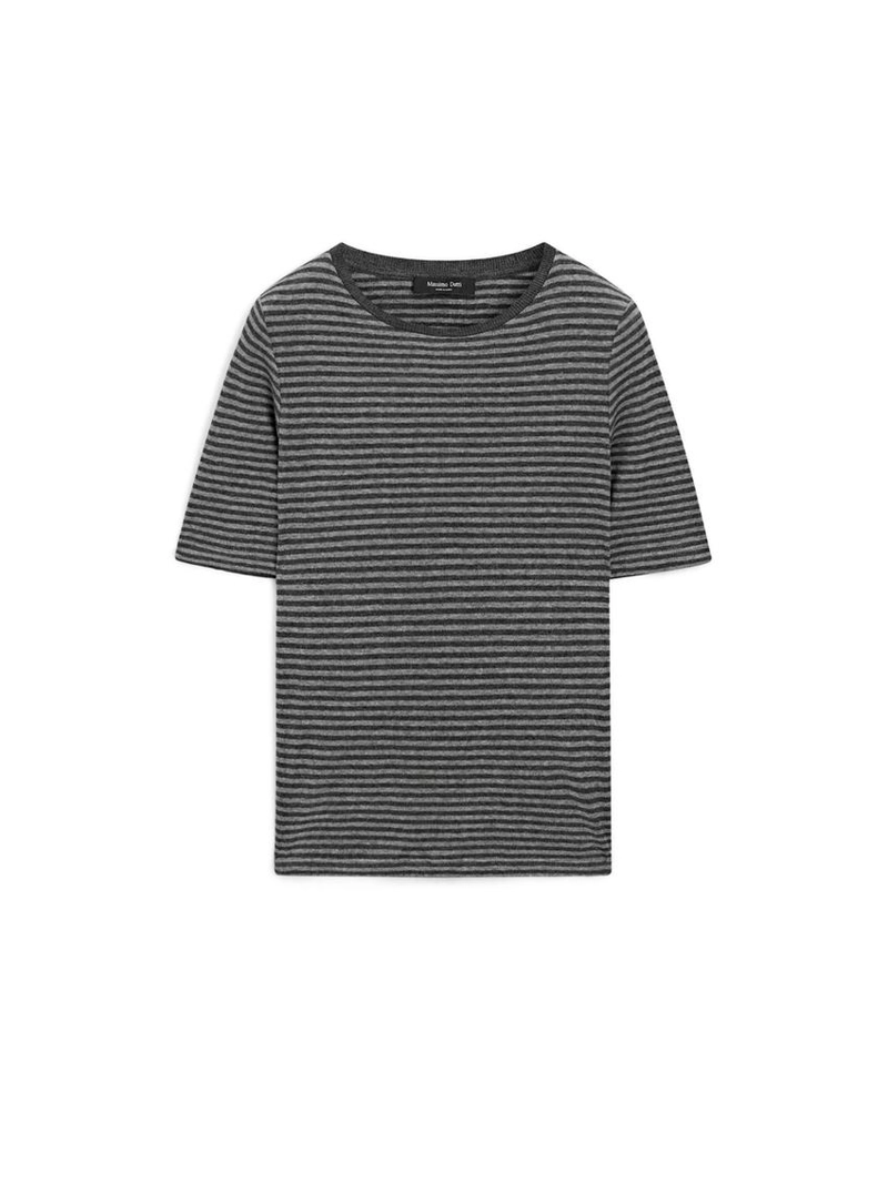 Рубашка с коротким рукавом в полоску