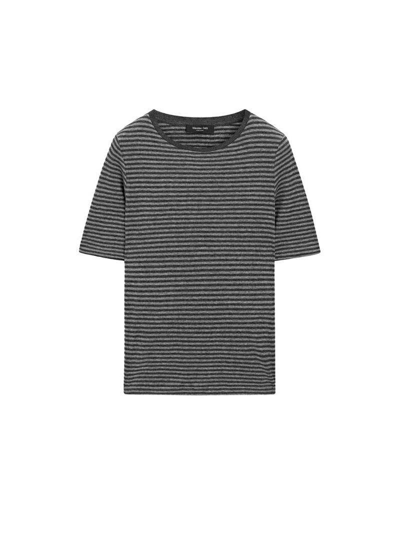 Рубашка с коротким рукавом в полоску