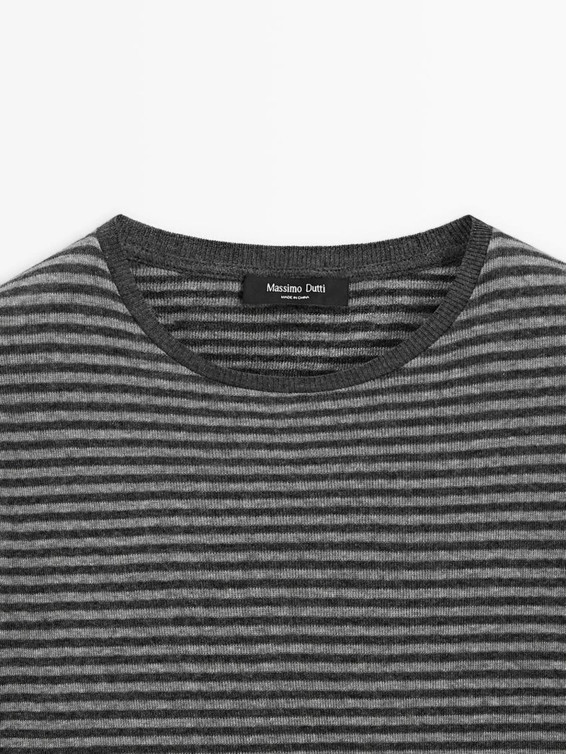 Рубашка с коротким рукавом в полоску