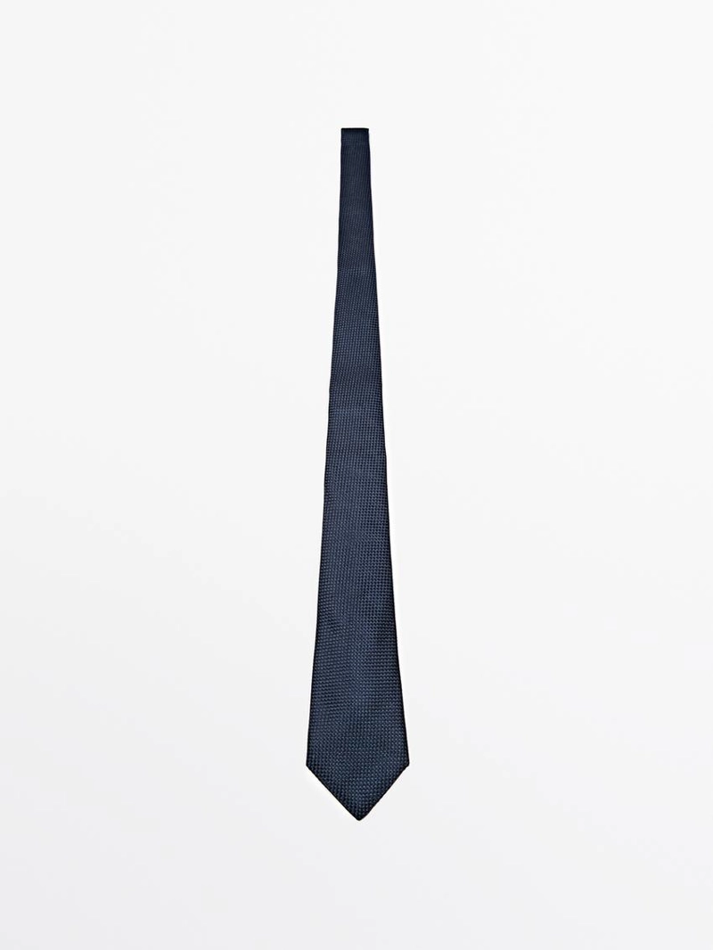 Галстук из 100% шелкового макового шелка