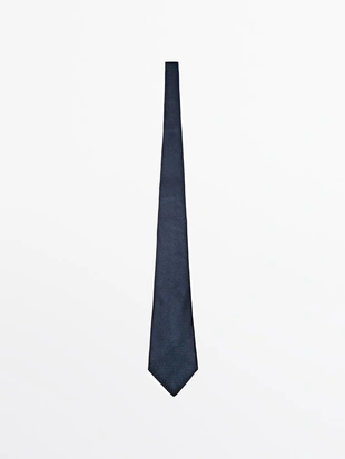 Галстук из 100% шелкового макового шелка- Заказать в России