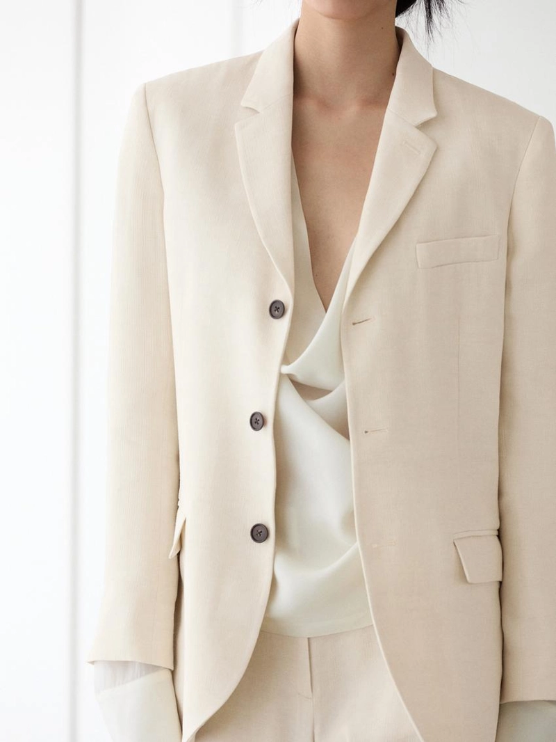 Пиджак из льняной смеси