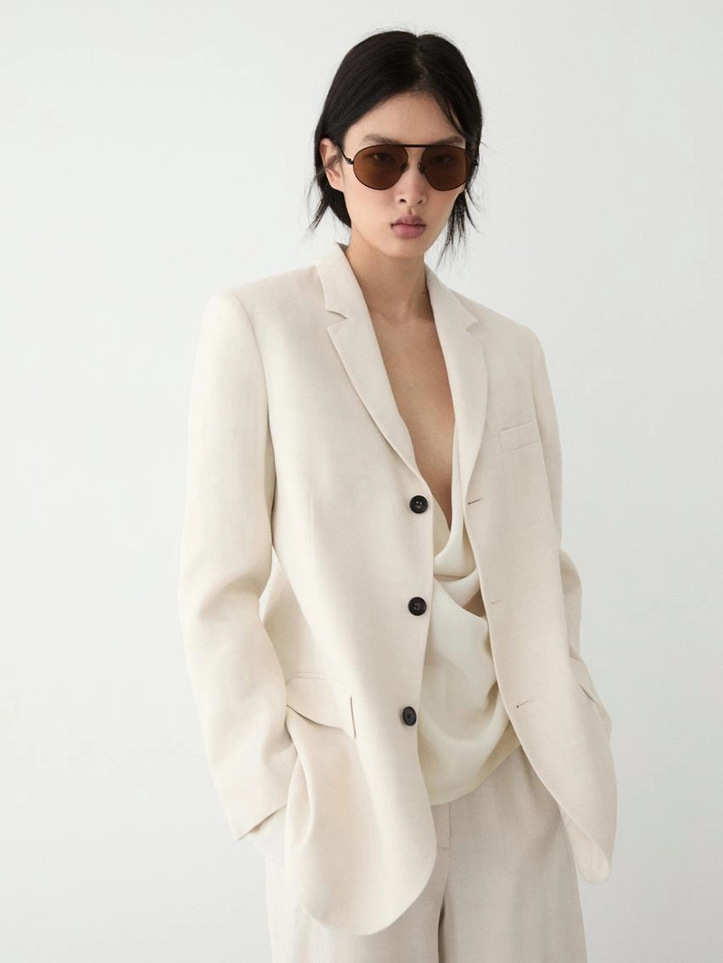 Пиджак из льняной смеси