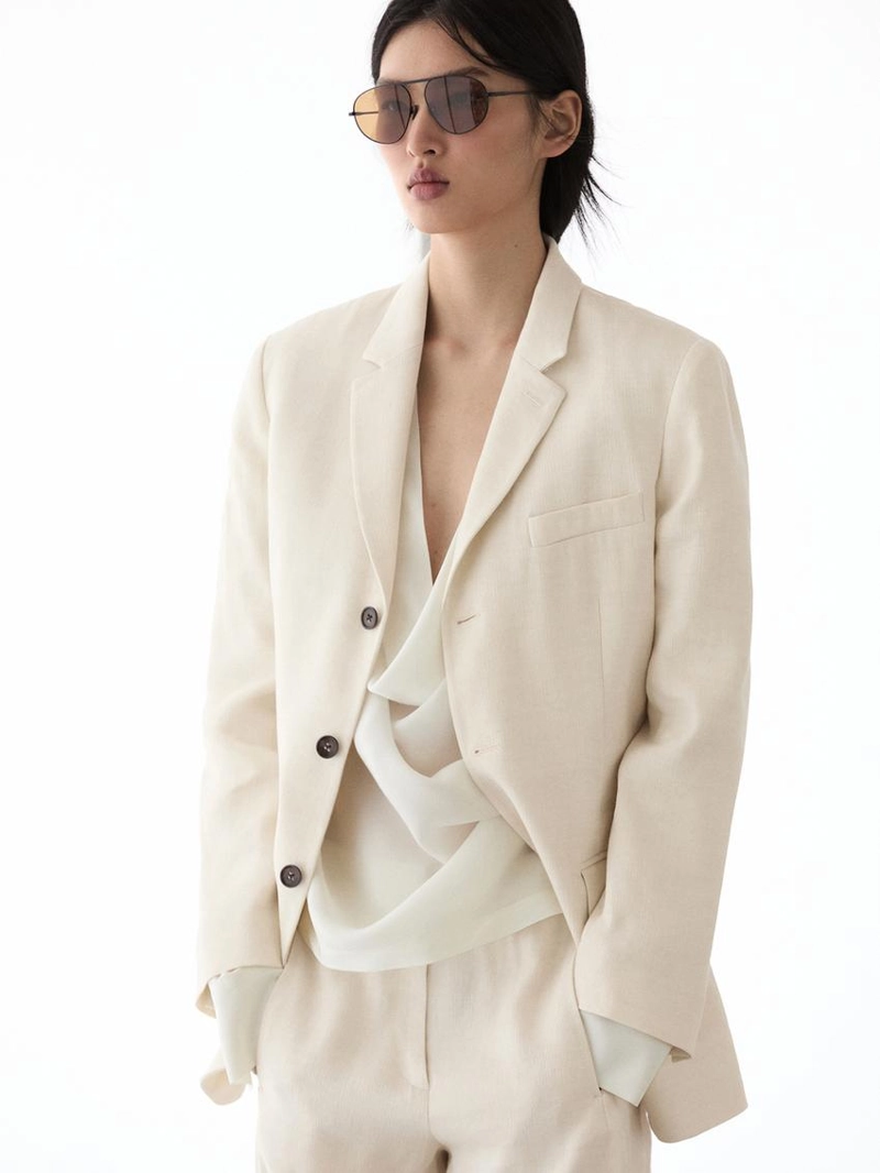 Пиджак из льняной смеси