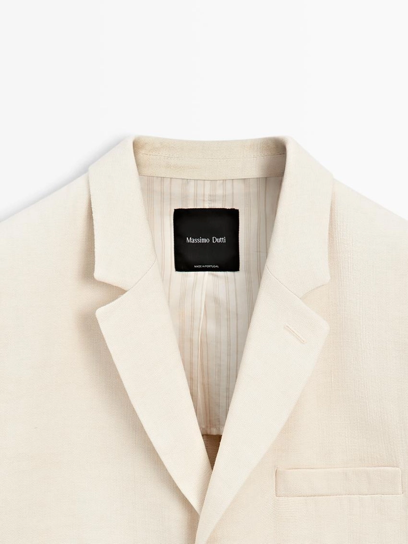 Пиджак из льняной смеси