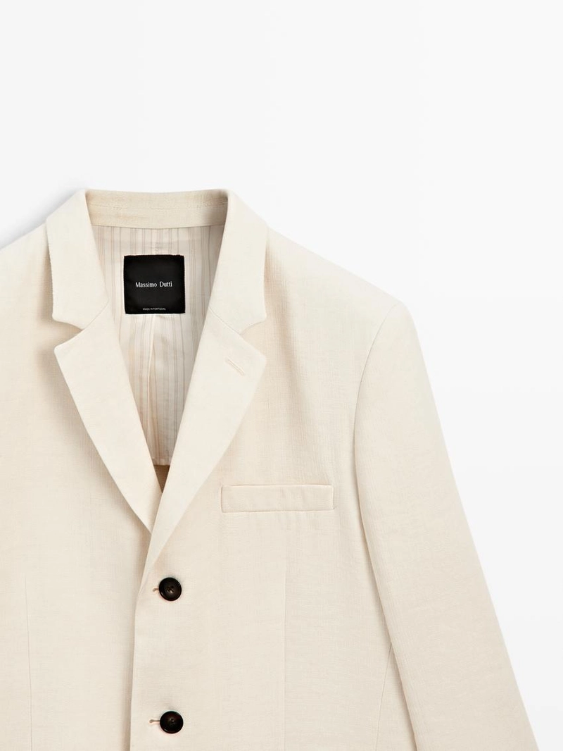 Пиджак из льняной смеси