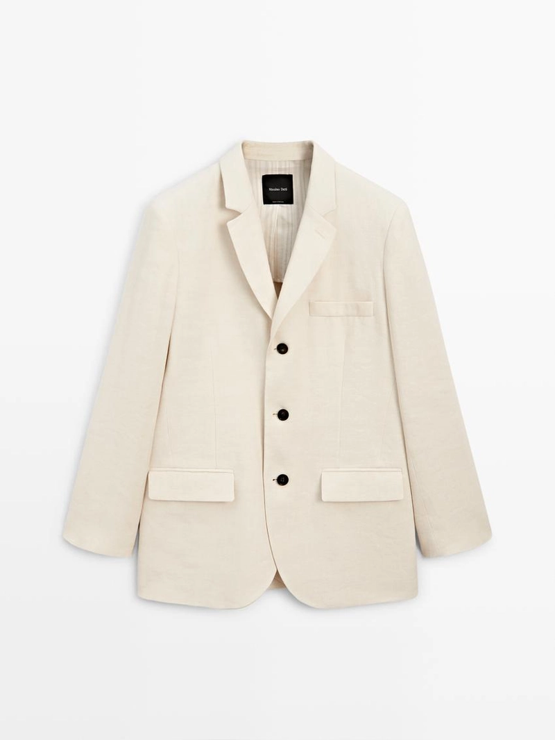 Пиджак из льняной смеси