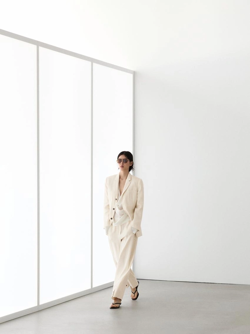 Пиджак из льняной смеси