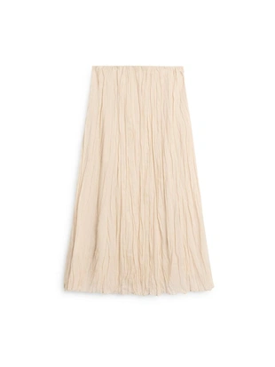 Пышная миди-юбка с деталями в складку- Заказать в России