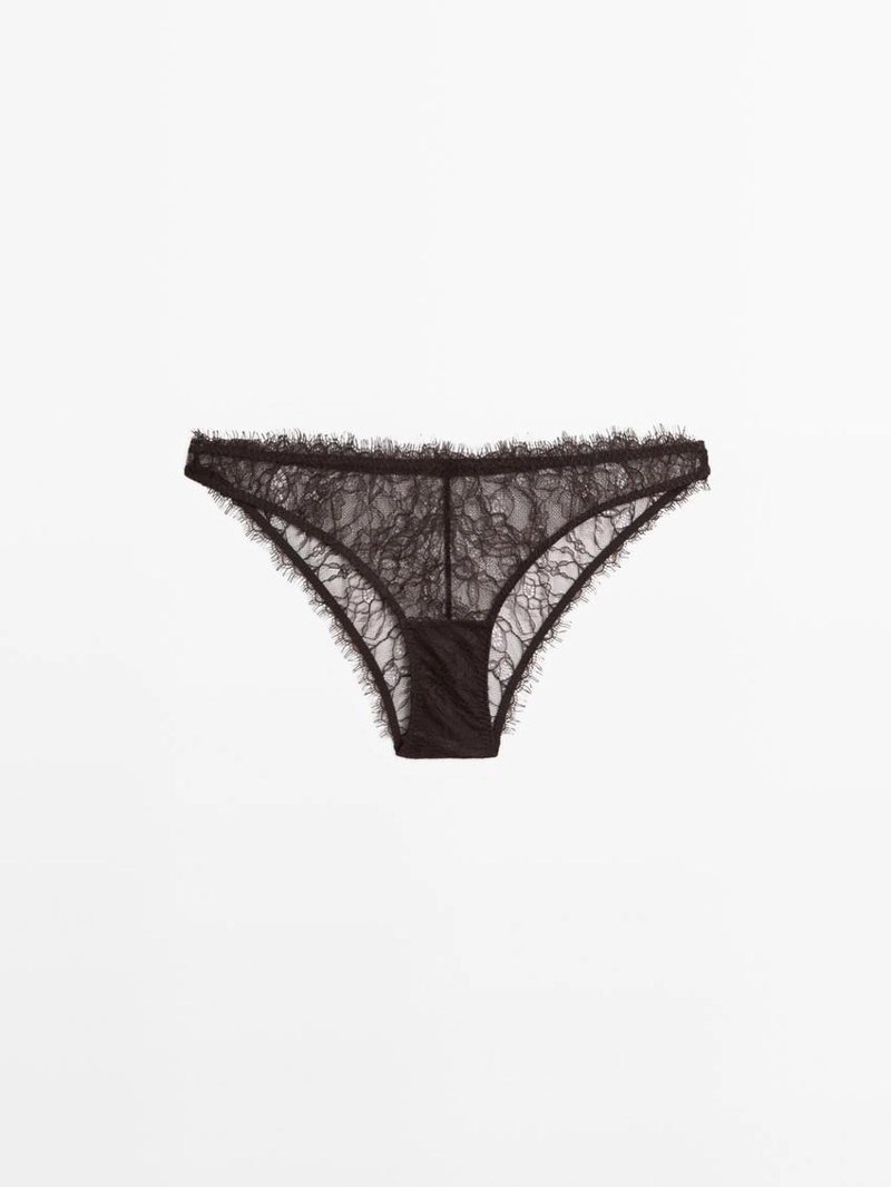 Трусики с кружевным узором