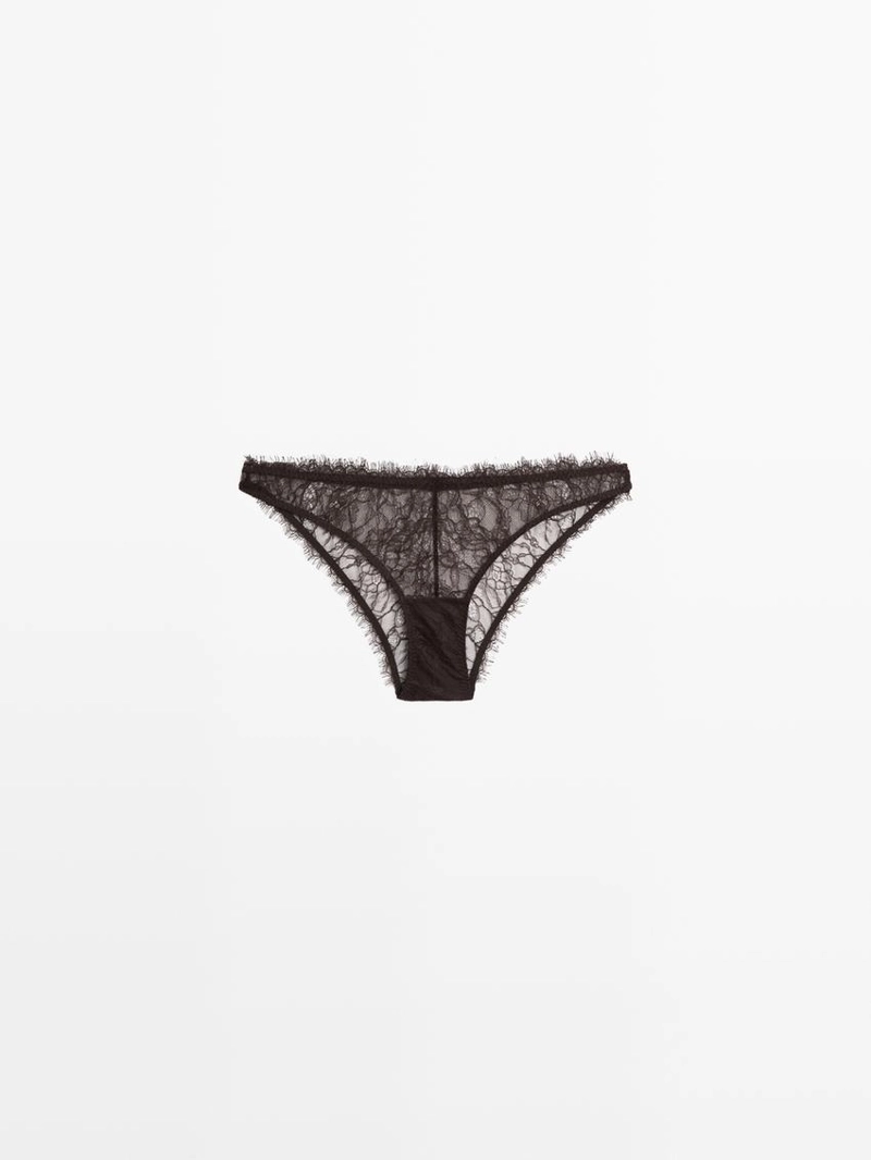 Трусики с кружевным узором