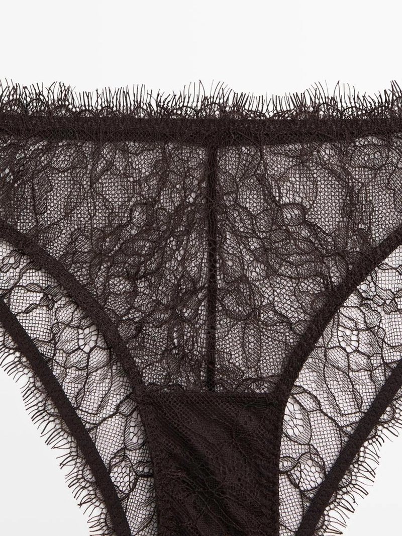 Трусики с кружевным узором