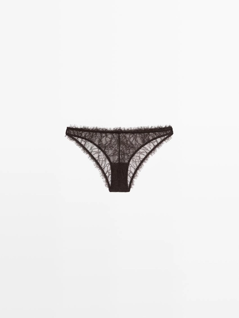 Трусики с кружевным узором