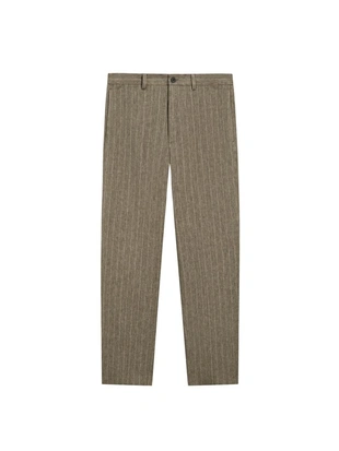 Полосатые льняные брюки massimo dutti- Заказать в России