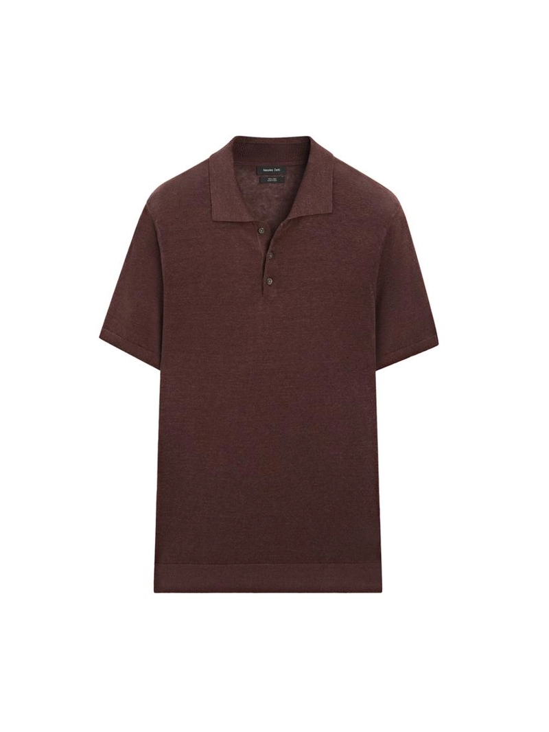 Поло-свитер из льна