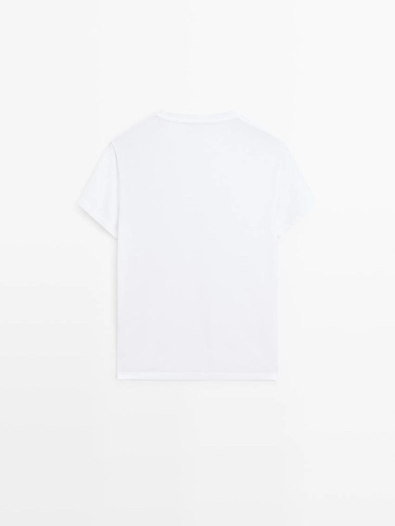 Футболка с коротким рукавом из 100% хлопка