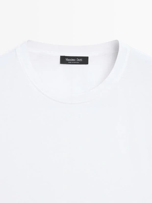 Футболка с коротким рукавом из 100% хлопка- Заказать в России