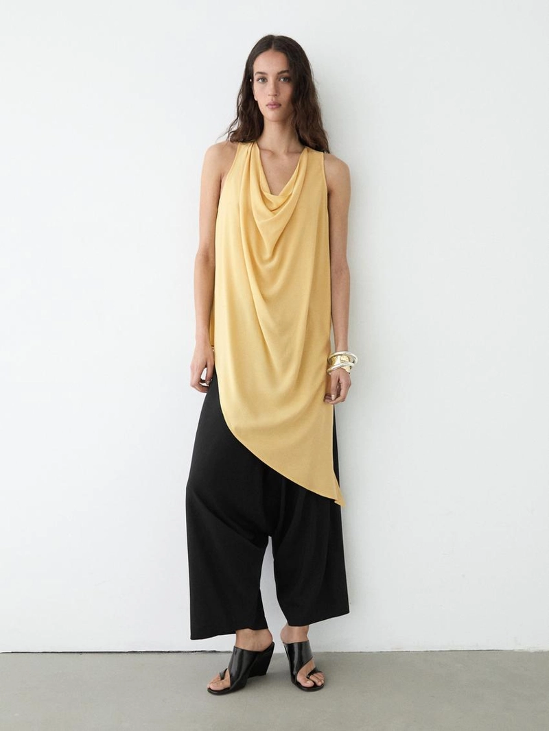 Длинный плавный асимметричный топ