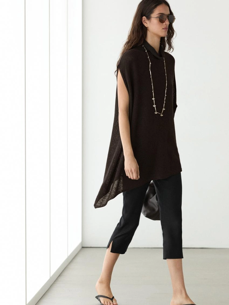 Палантин из хлопкового трикотажа