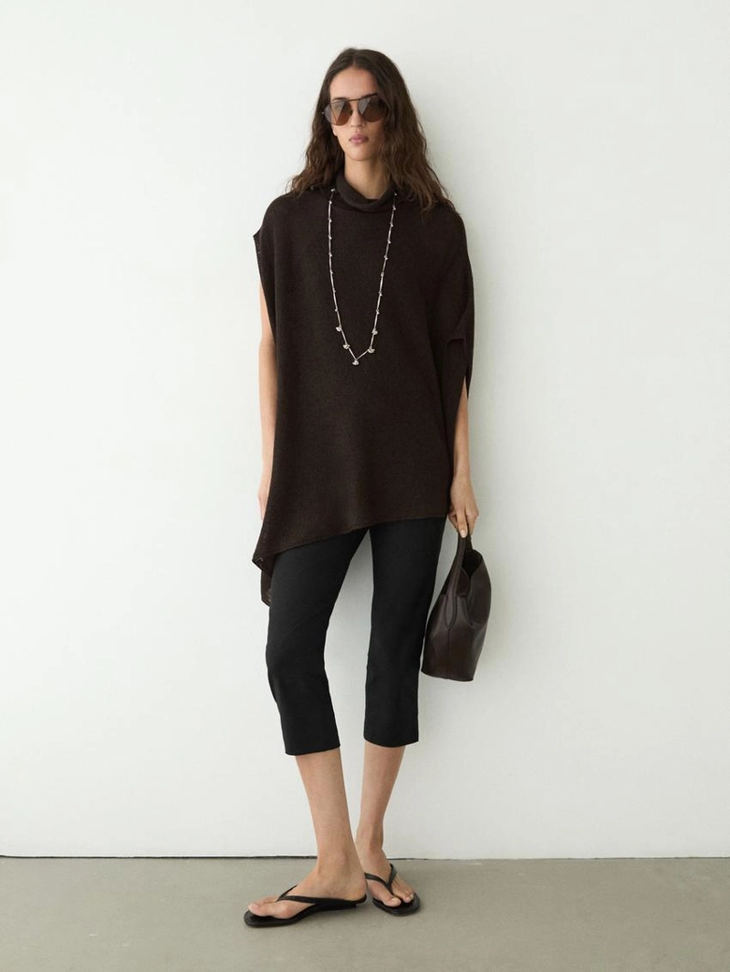 Палантин из хлопкового трикотажа