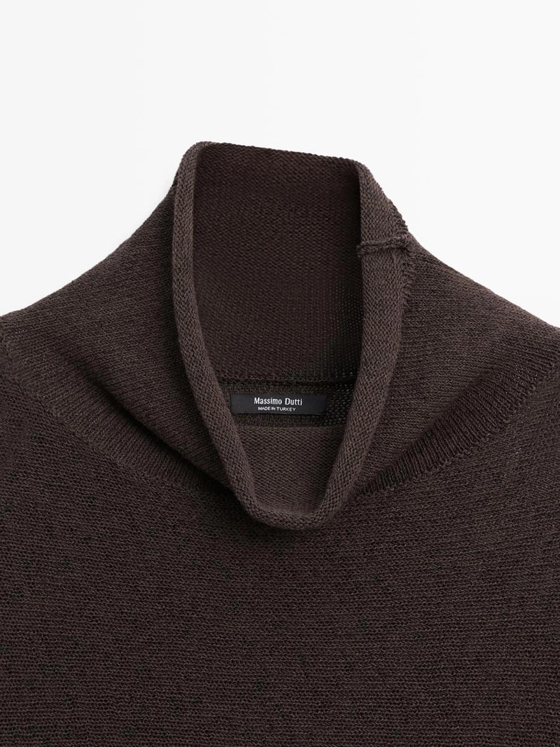 Палантин из хлопкового трикотажа