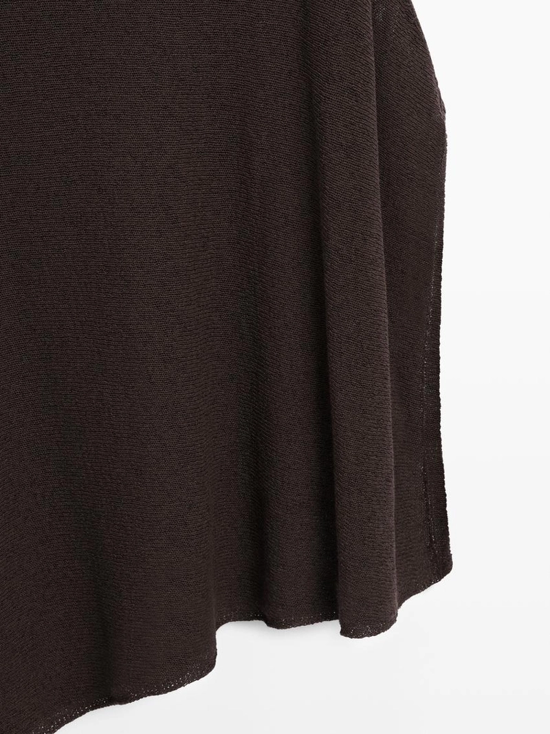 Палантин из хлопкового трикотажа