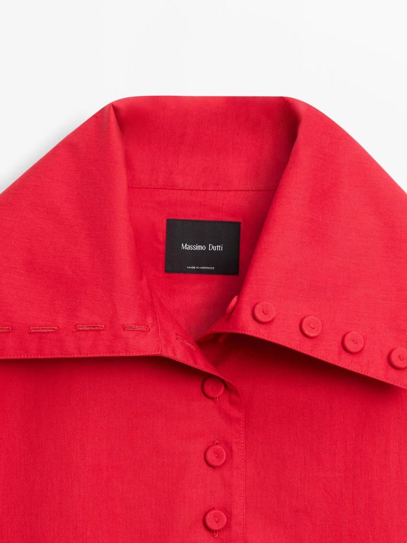 Легкая хлопковая куртка с пуговицами