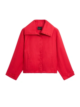 Легкая хлопковая куртка с пуговицами- Заказать в России