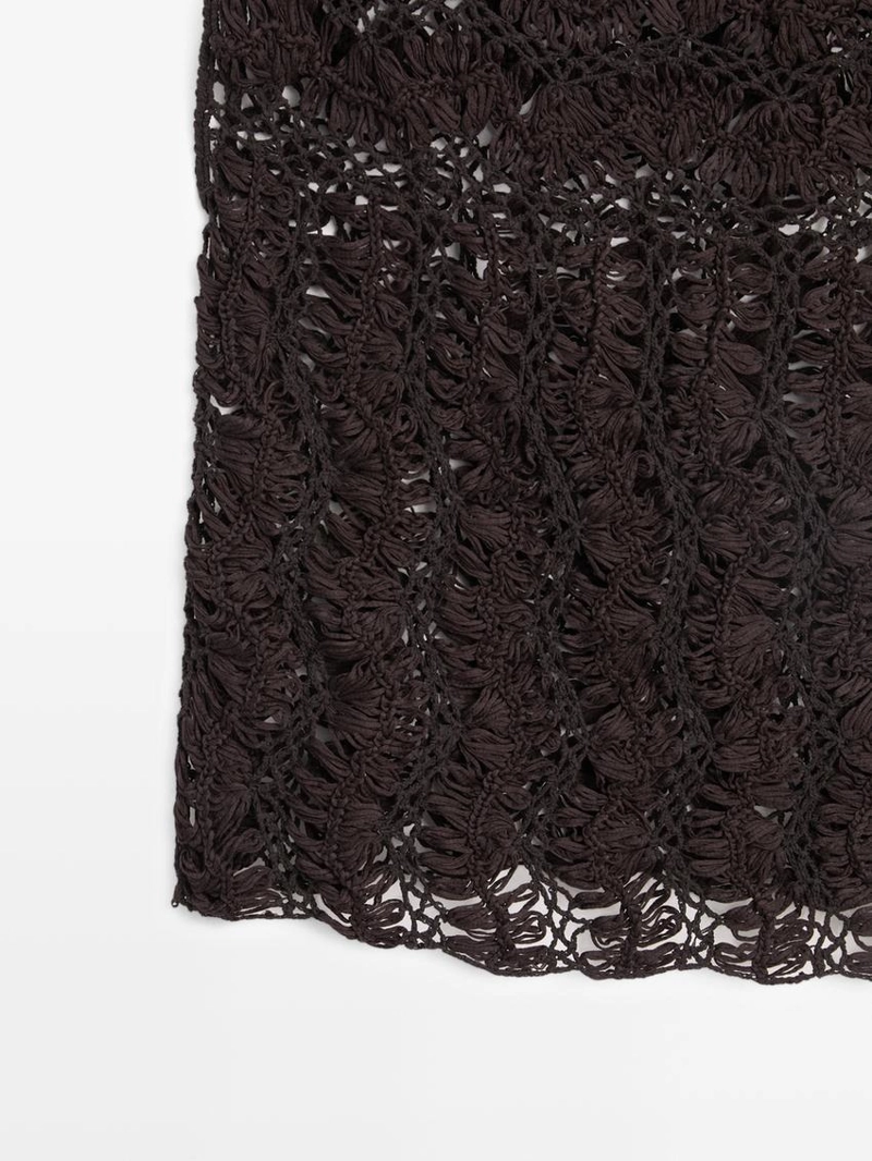 Топ из вязаного кружева