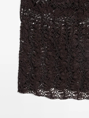 Топ из вязаного кружева- Заказать в России