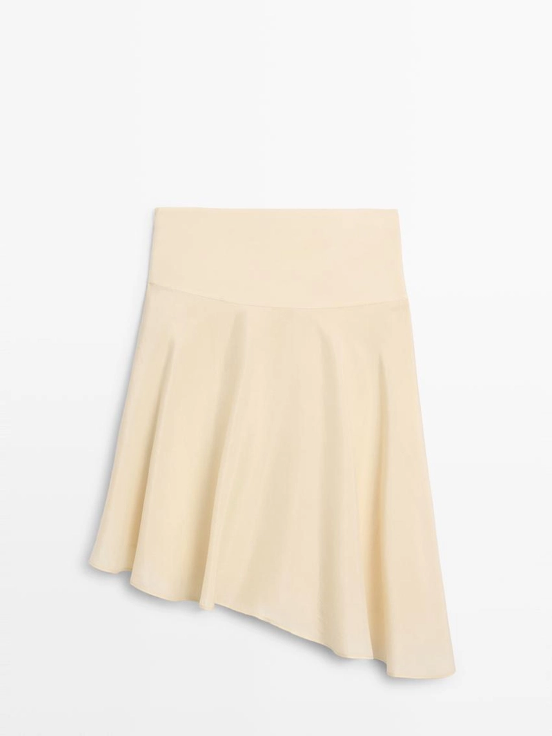 Юбка-миди с асимметричным подолом