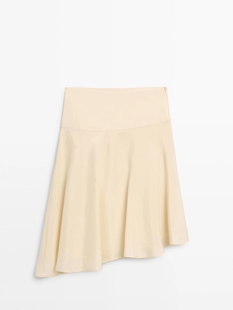 Юбка-миди с асимметричным подолом