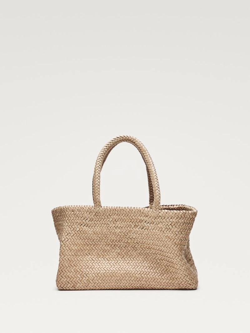 Средняя плетеная сумка-тоут