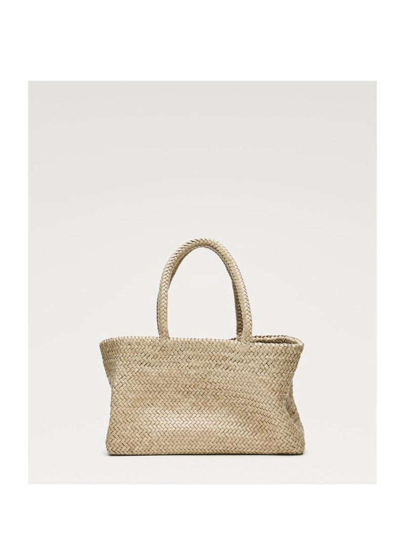 Средняя плетеная сумка-тоут