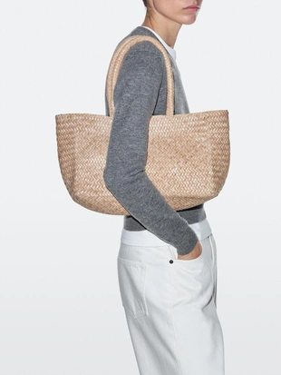 Средняя плетеная сумка-тоут- Заказать в России