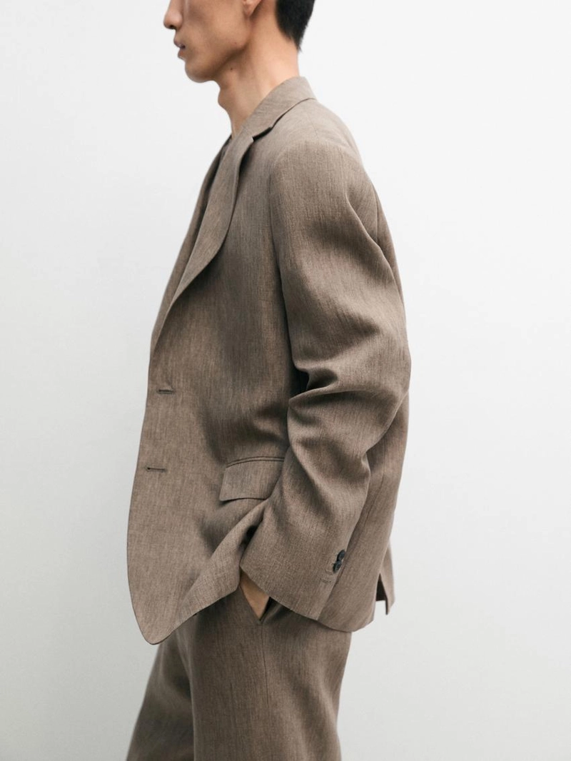 Пиджак из льна