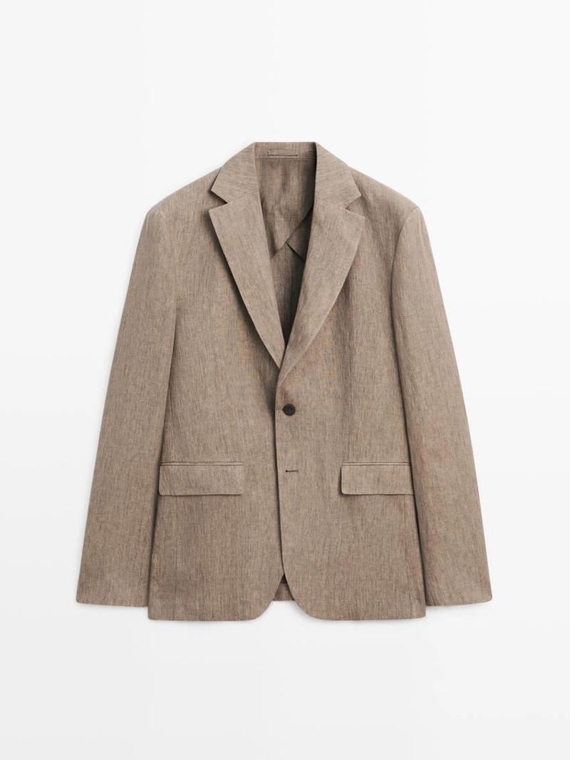 Пиджак из льна