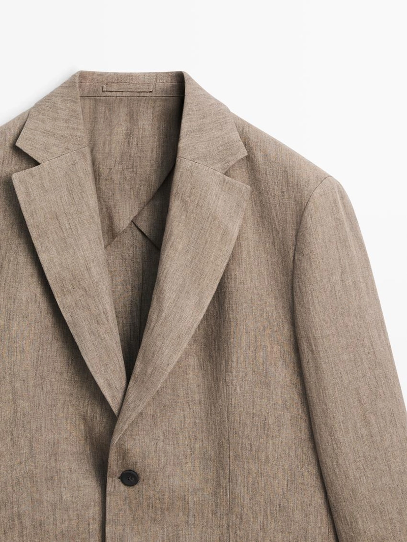 Пиджак из льна