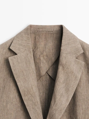 Пиджак из льна- Заказать в России